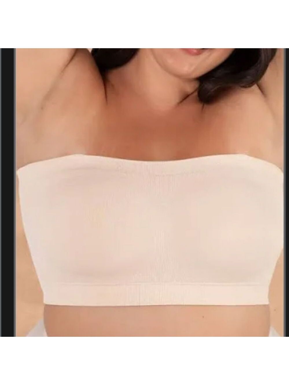 Truekind Convertible Strapless Bandeau Bra Color Chai